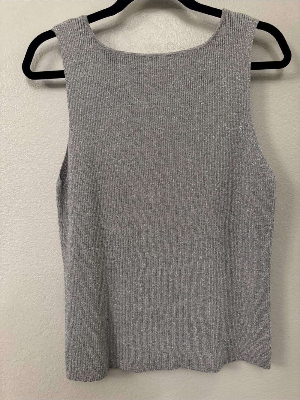 1. State Metallic Gray Ribbed Tank - Picture 4 of 4